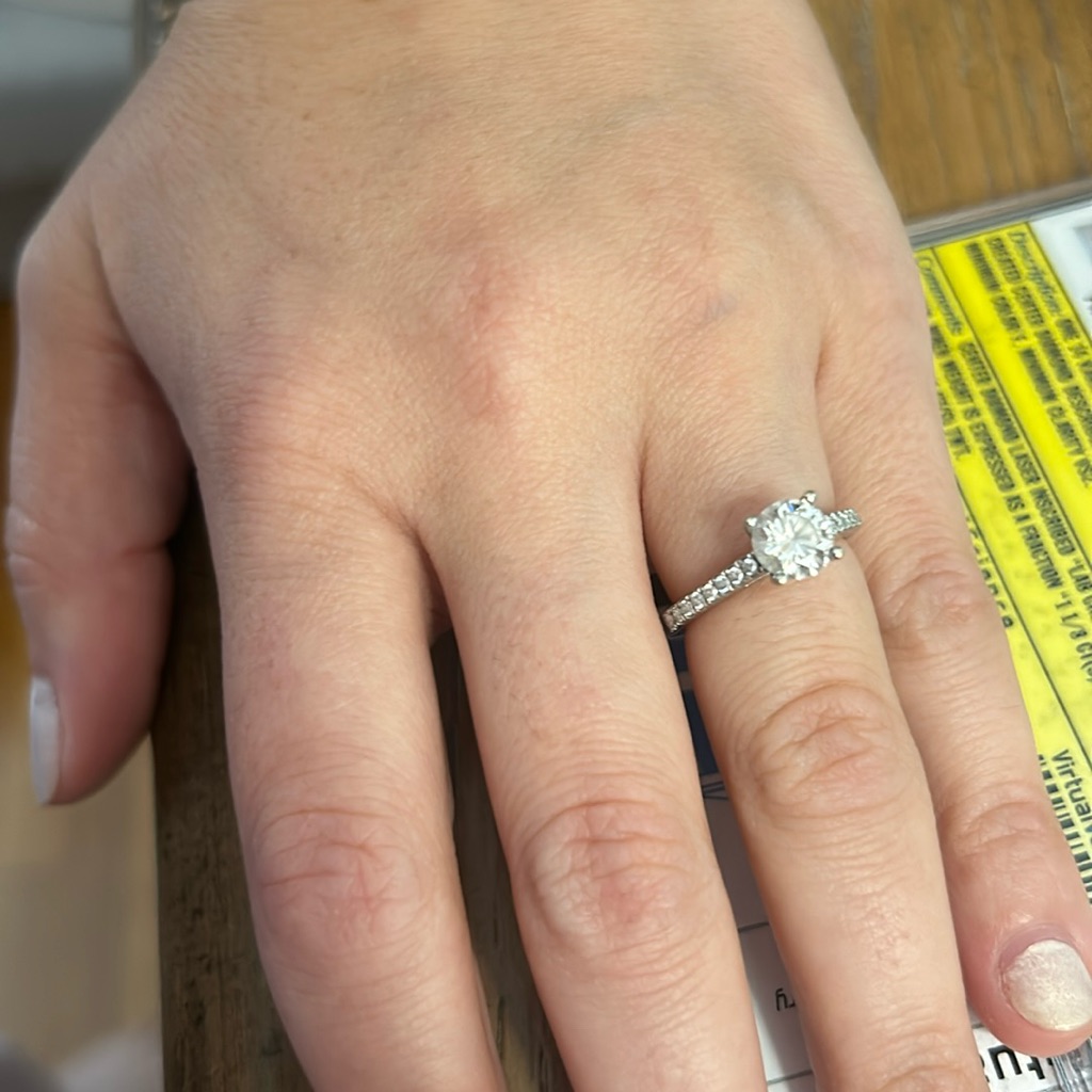 105 Ct Round Brilliant Lab Created Diamond